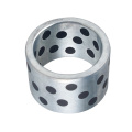Excellent Antifriction Zinc Alloy Material Graphite Plugged  Oilless  Metal Sleeve  Bushing for Forging Machine